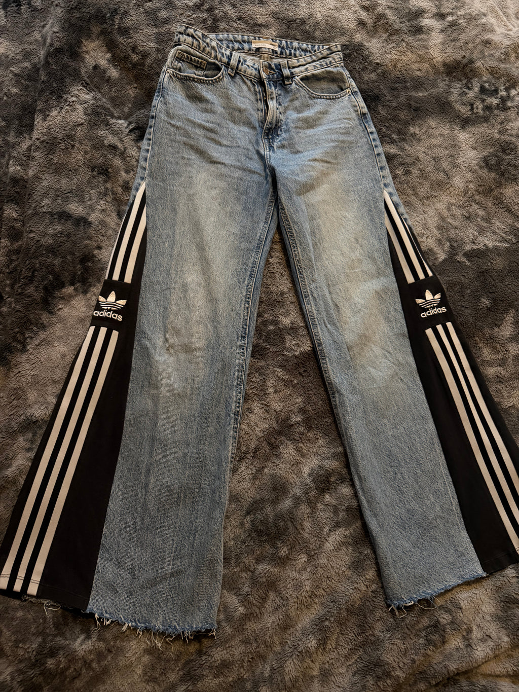 Wide Leg Custom Jeans – One of a Kind – Size 34/32