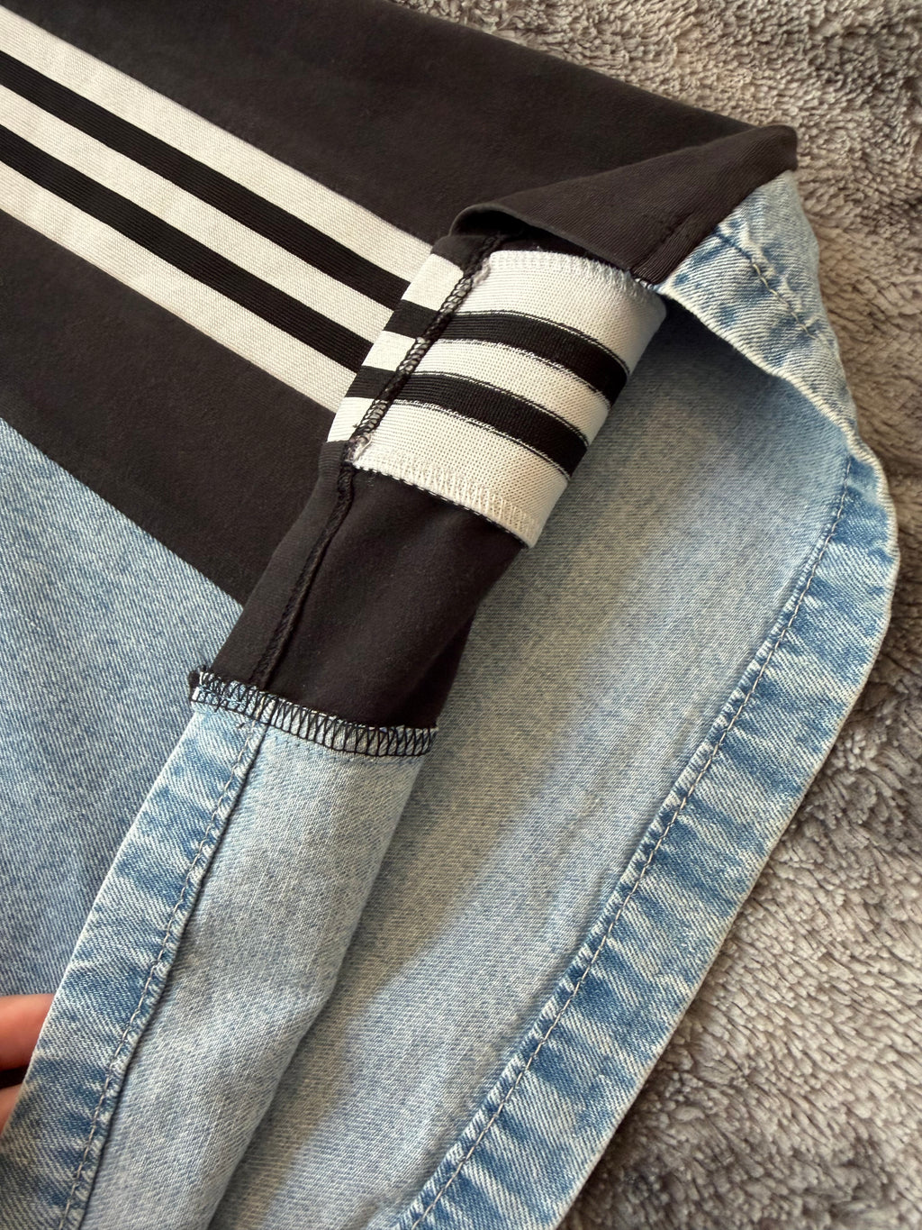 Custom flared jeans