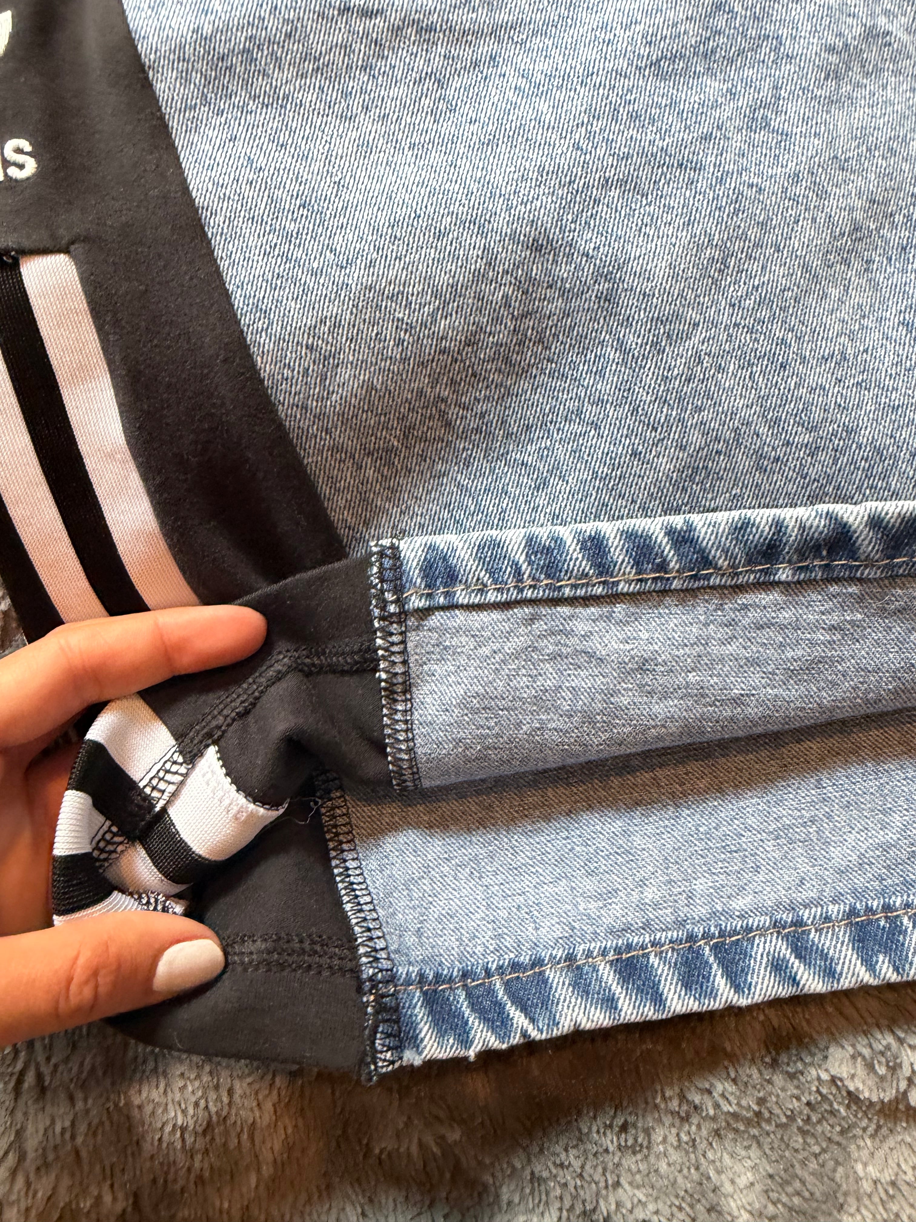 Custom Denim Shorts – One of a Kind – Size XS/S
