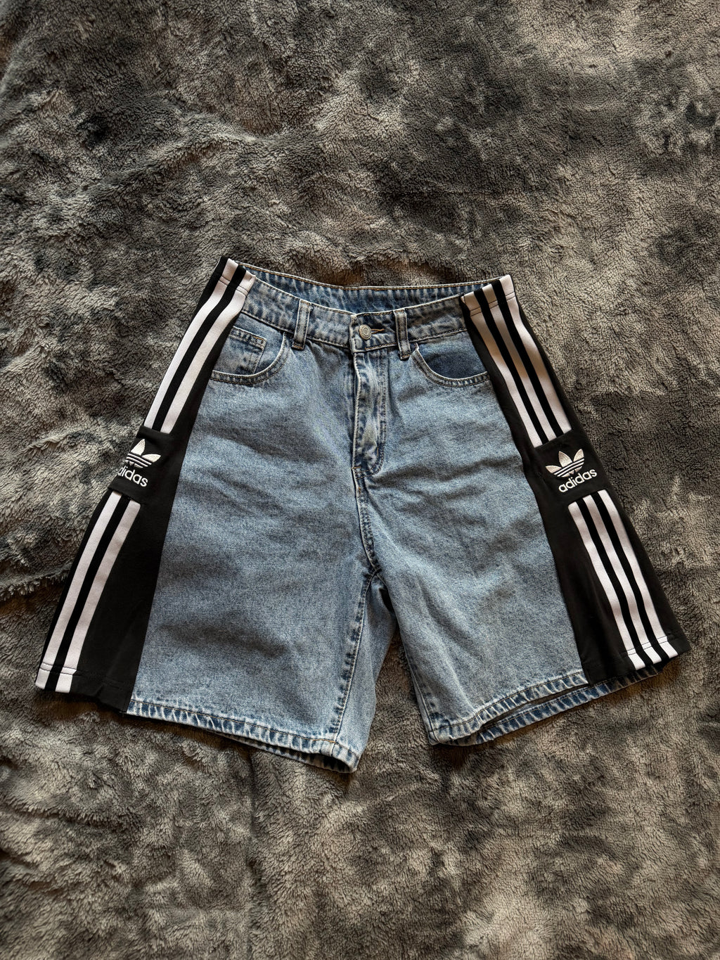Custom Denim Shorts – One of a Kind – Size XS/S