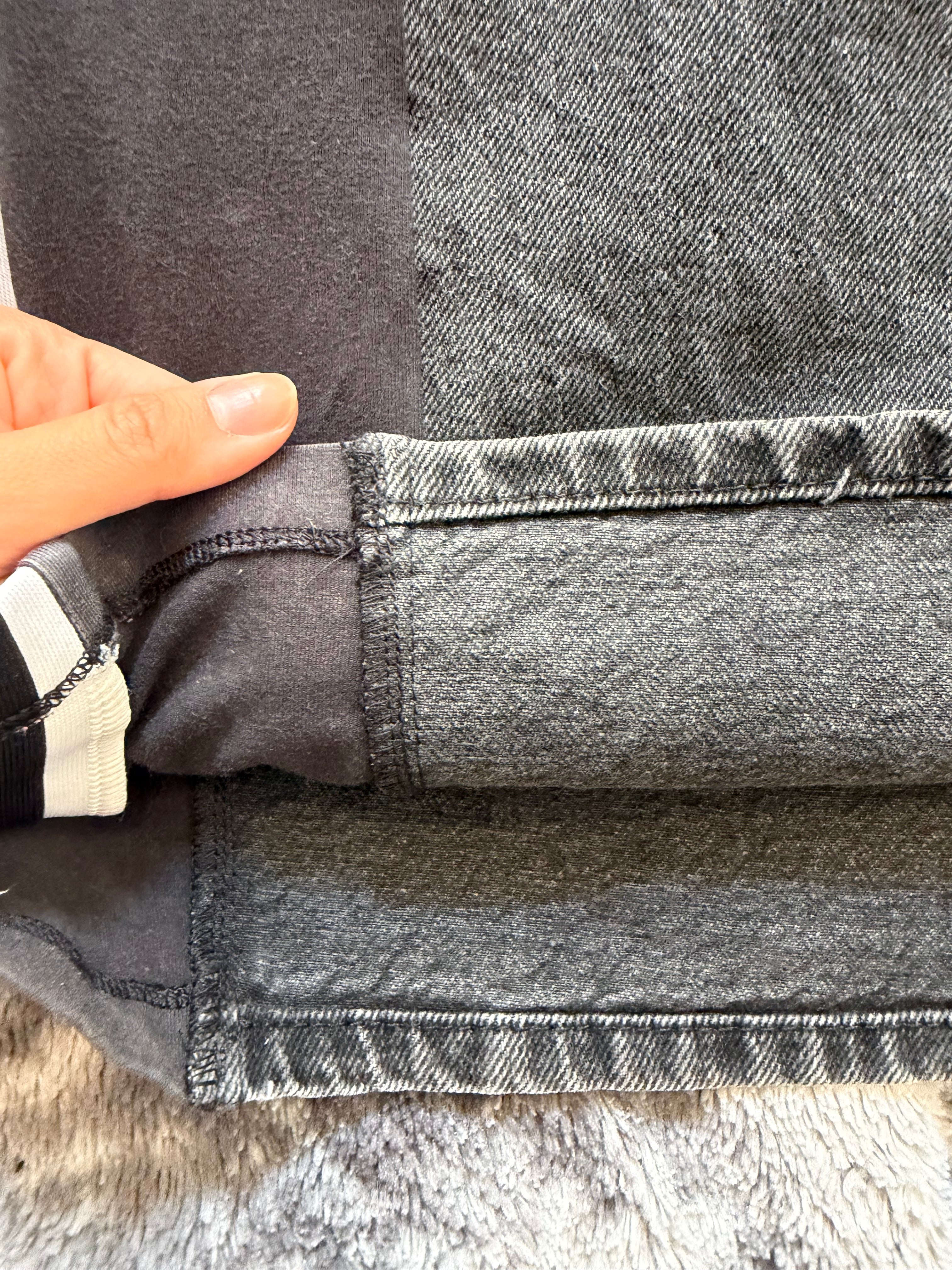 Charcoal Grey Baggy Track Pants – XL | Wide Leg | 3 Stripes Streetwear