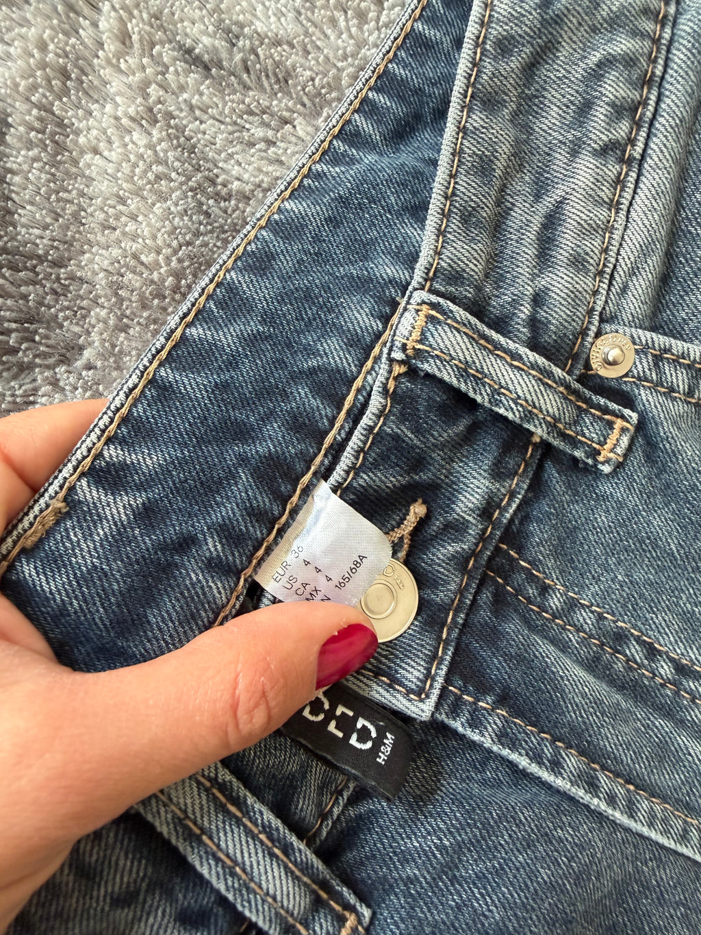 Custom Flared Jeans 3 Stripes – One of a Kind – Size S