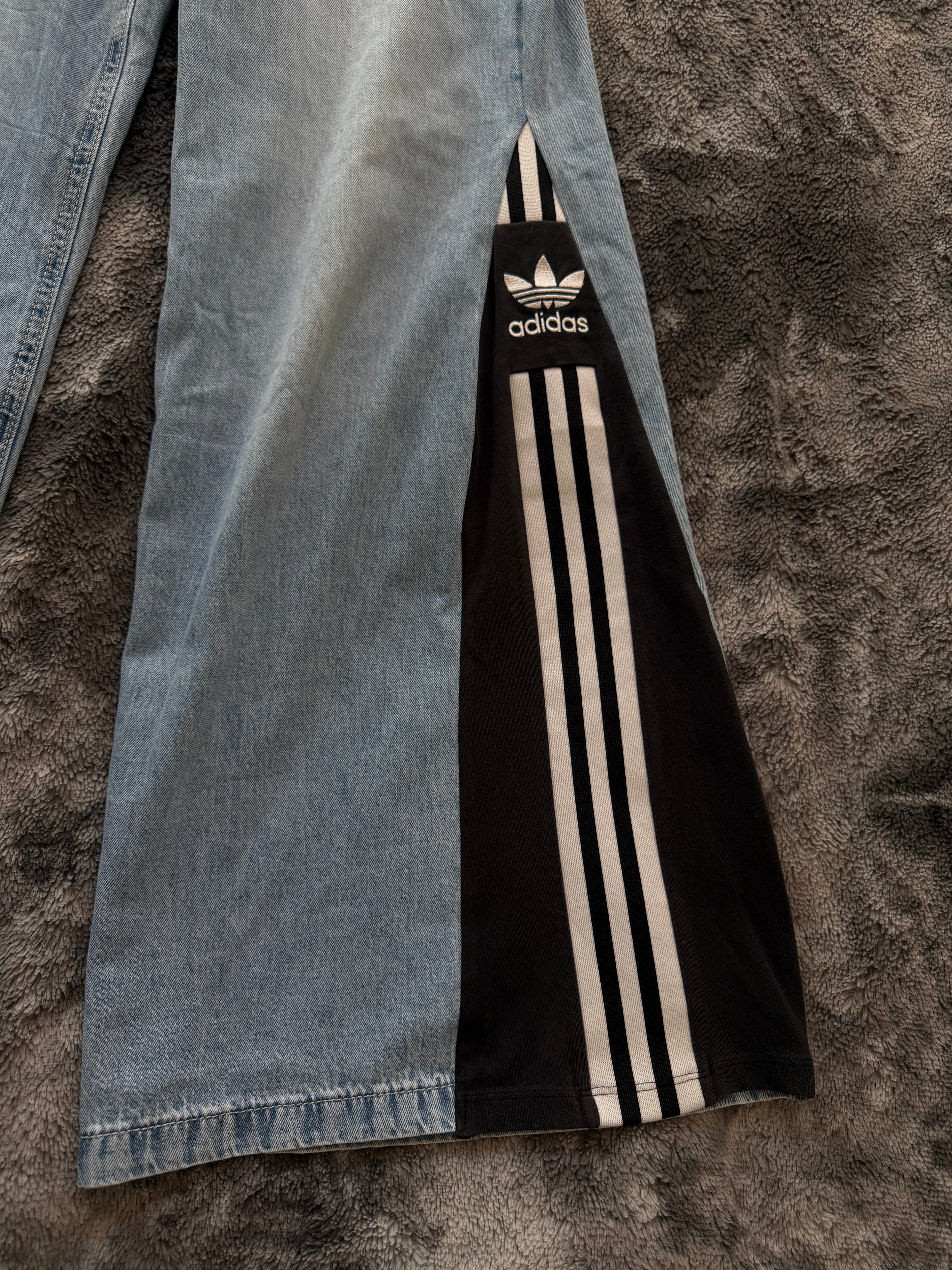Custom flared jeans