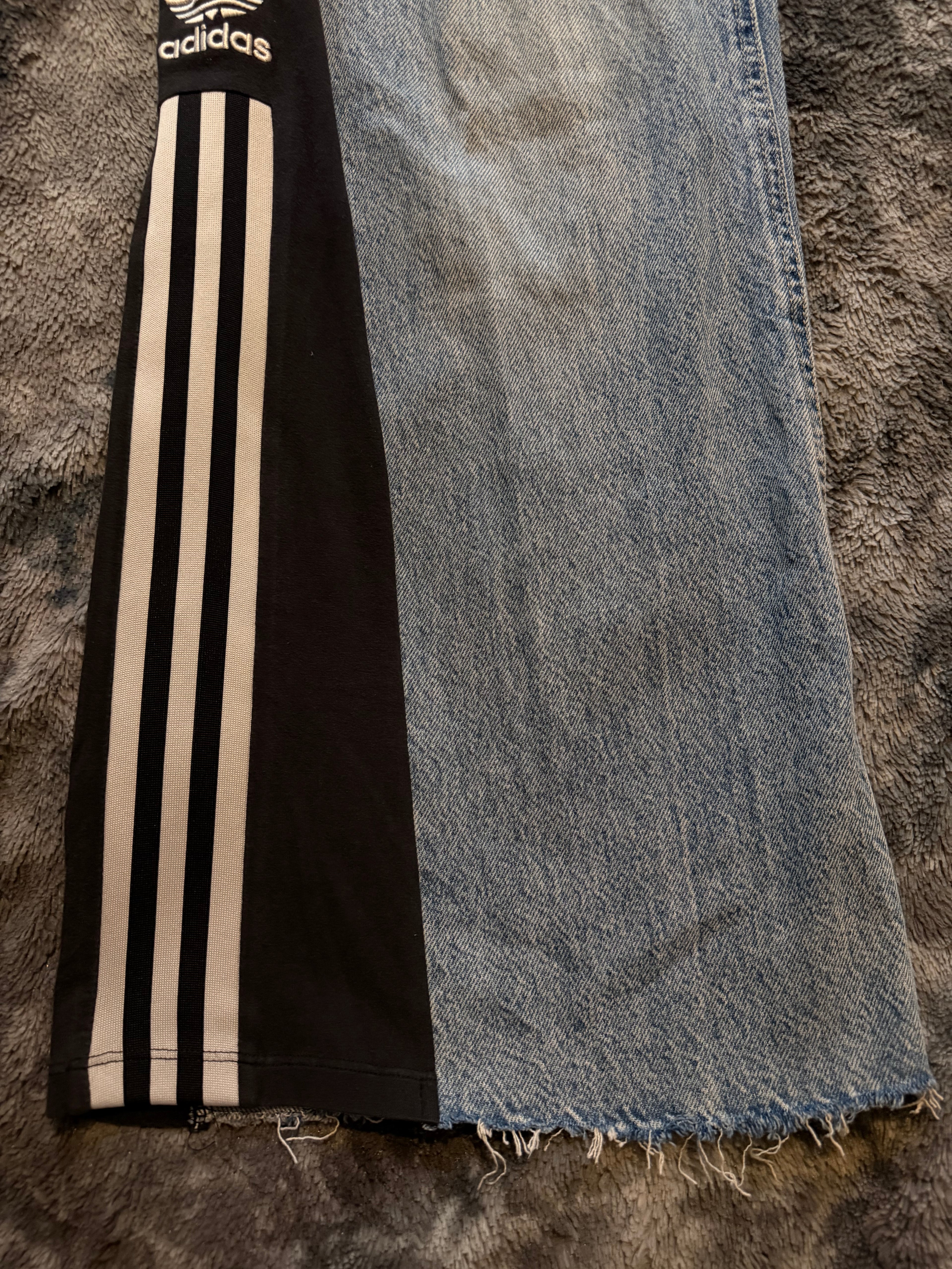 Wide Leg Custom Jeans – One of a Kind – Size 34/32