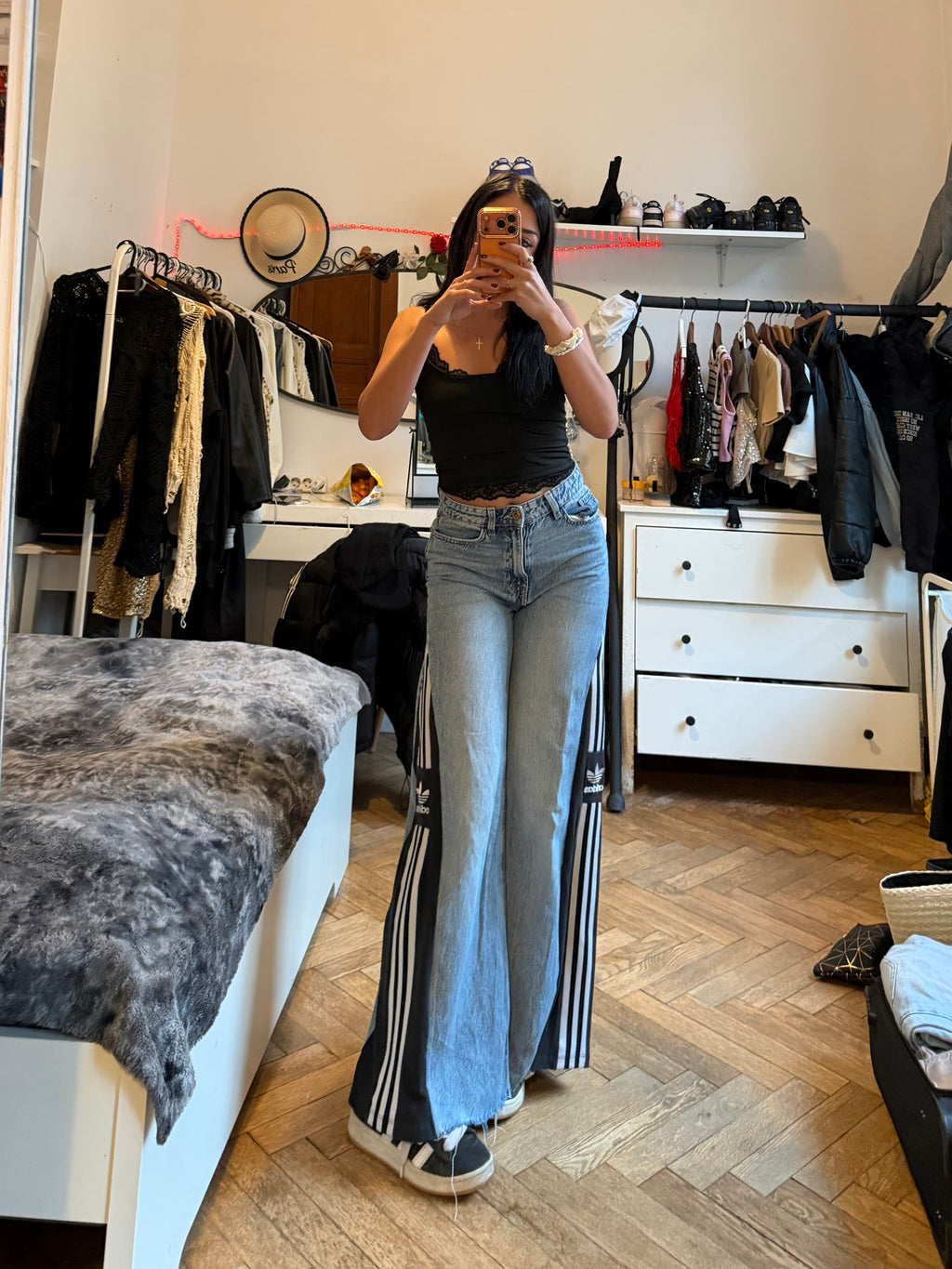 Wide Leg Custom Jeans – One of a Kind – Size 34/32
