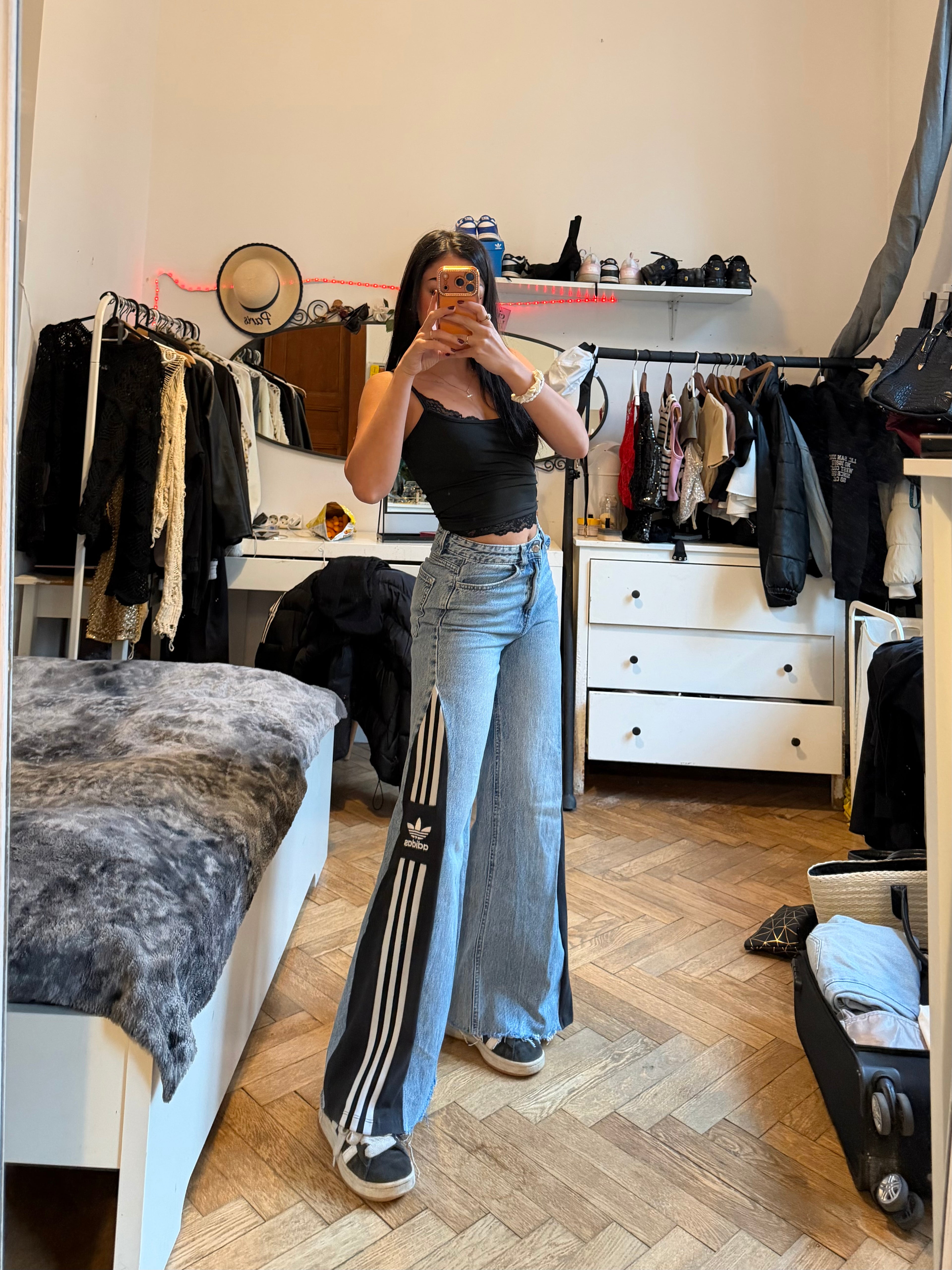 Wide Leg Custom Jeans – One of a Kind – Size 34/32