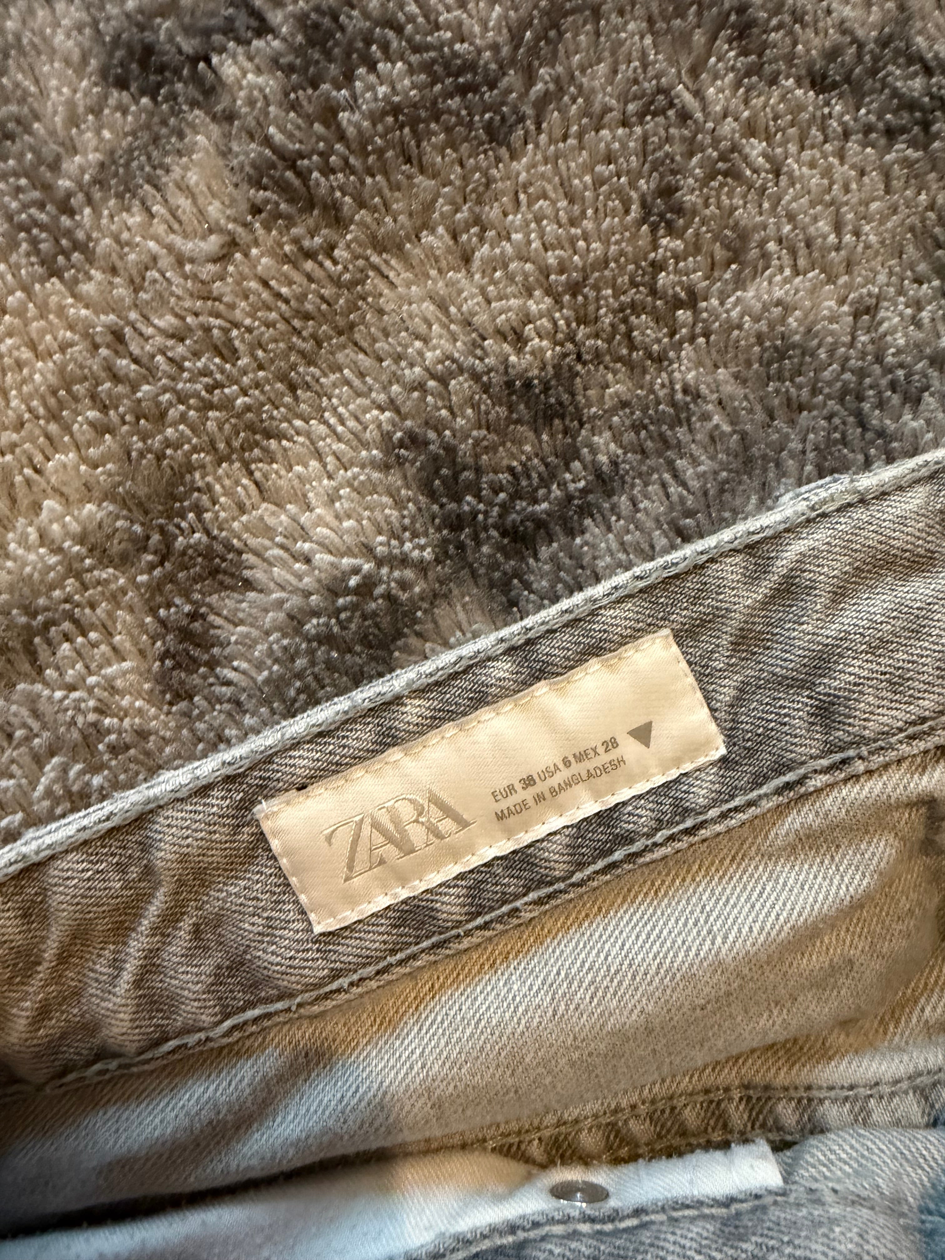 🩶 Custom Grey Jeans with Three Stripes – One of a Kind – Size M/L
