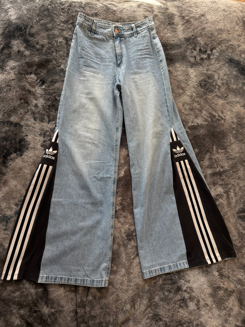 Custom flared jeans