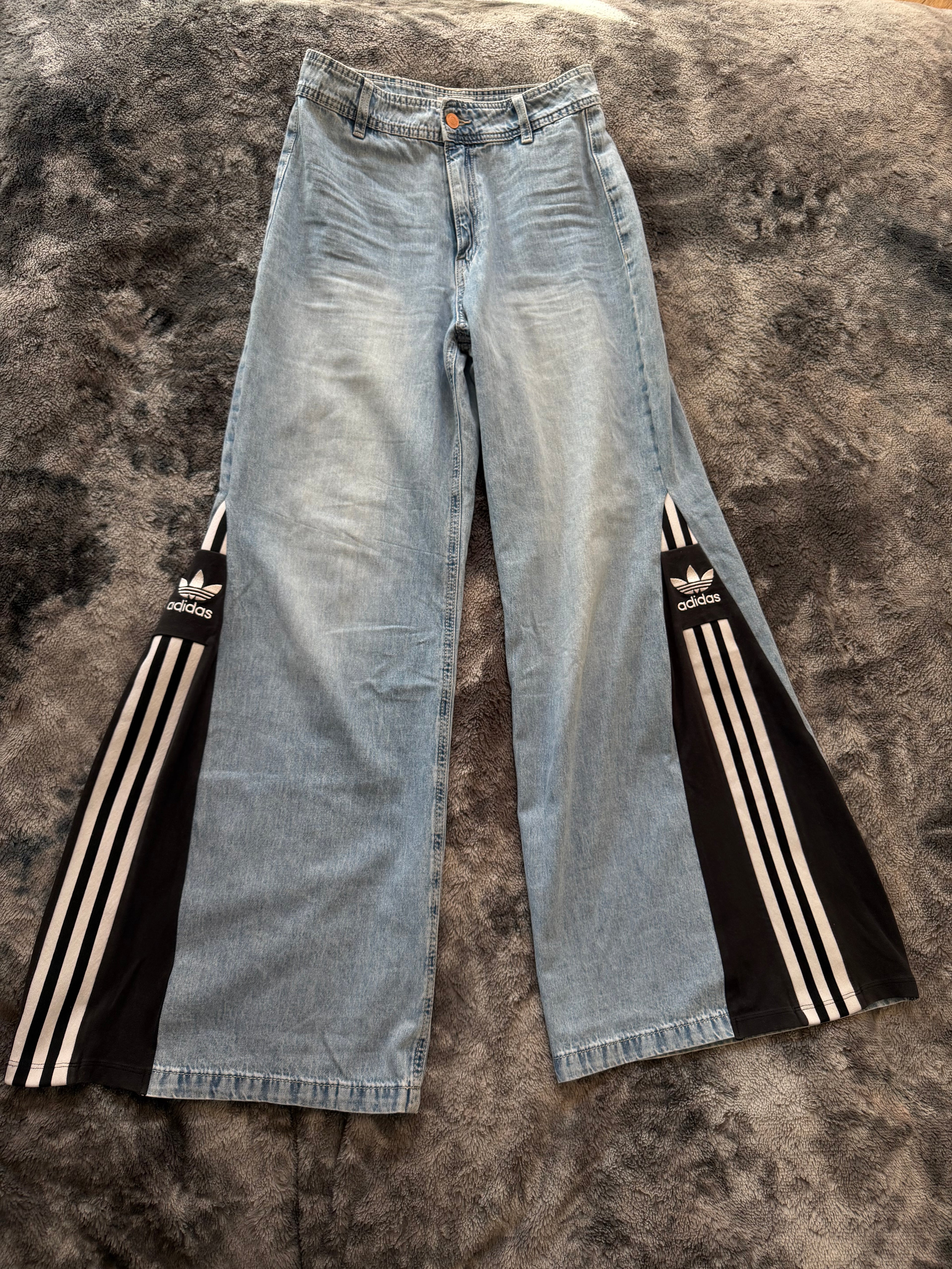 Custom flared jeans