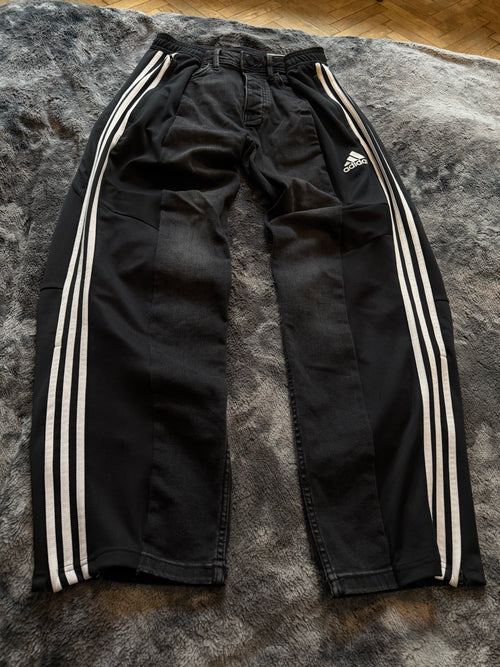 baggy jeans custom pants three stripes
