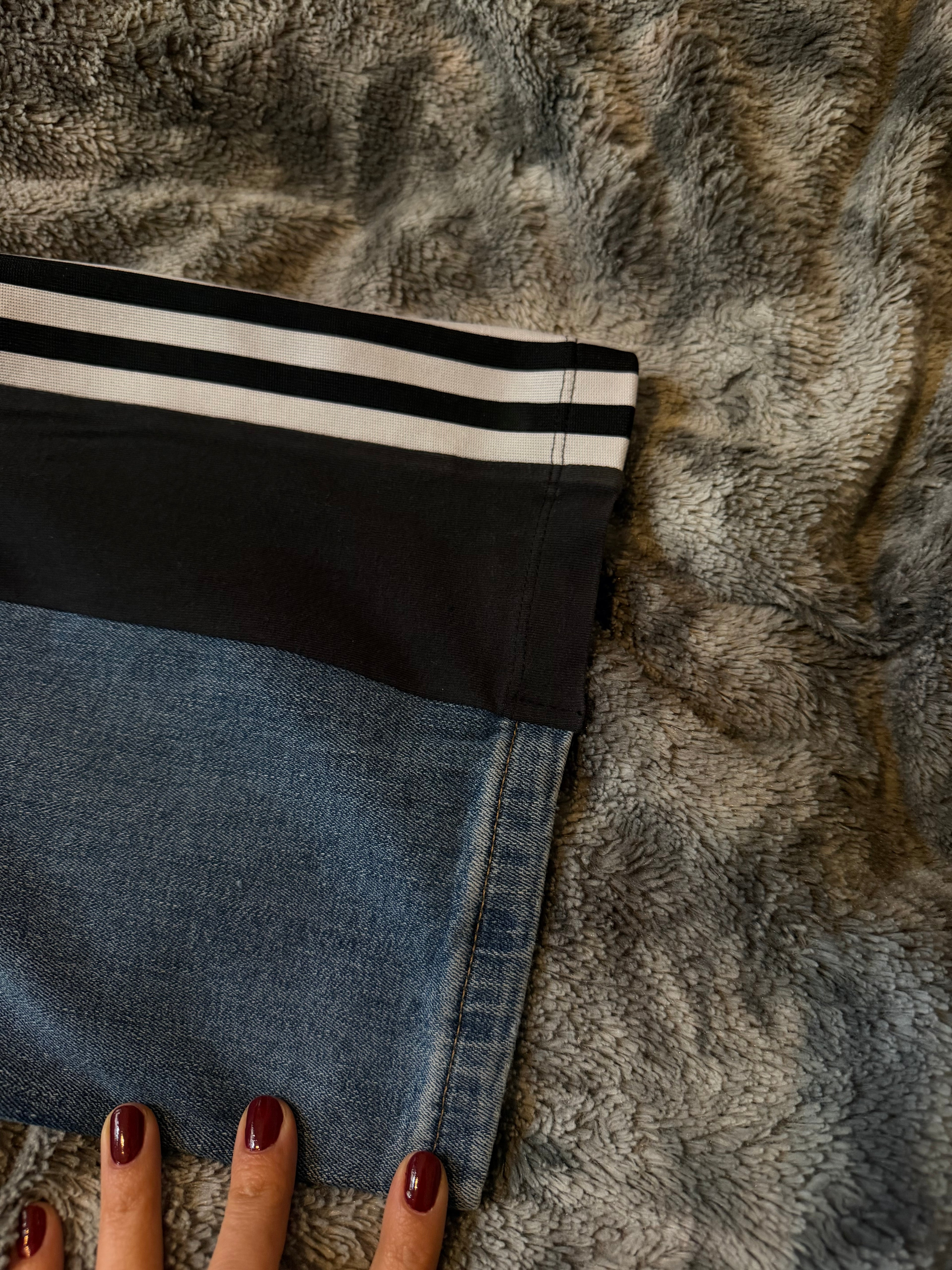 Custom Adidas Flared Jeans – Push Up Fit – Size 34/36