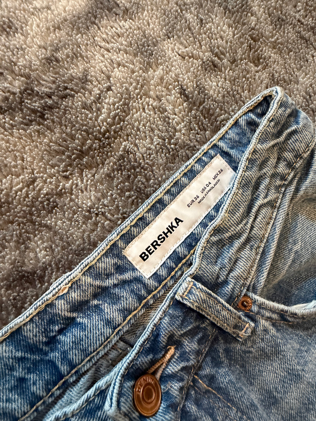 💙 Custom Flared Jeans with Three Stripes – One of a Kind – Size XS/S