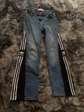 Custom Adidas Flared Jeans – Push Up Fit – Size 34/36