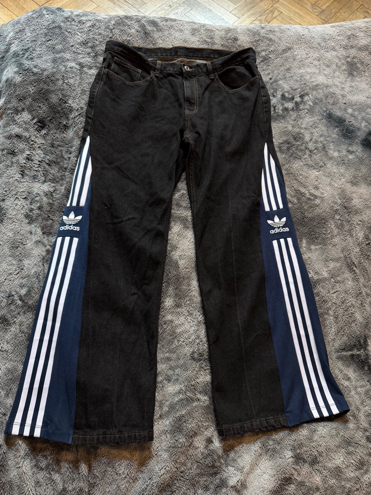 Custom Wide Leg  Jeans – One of a Kind – Size XL/L