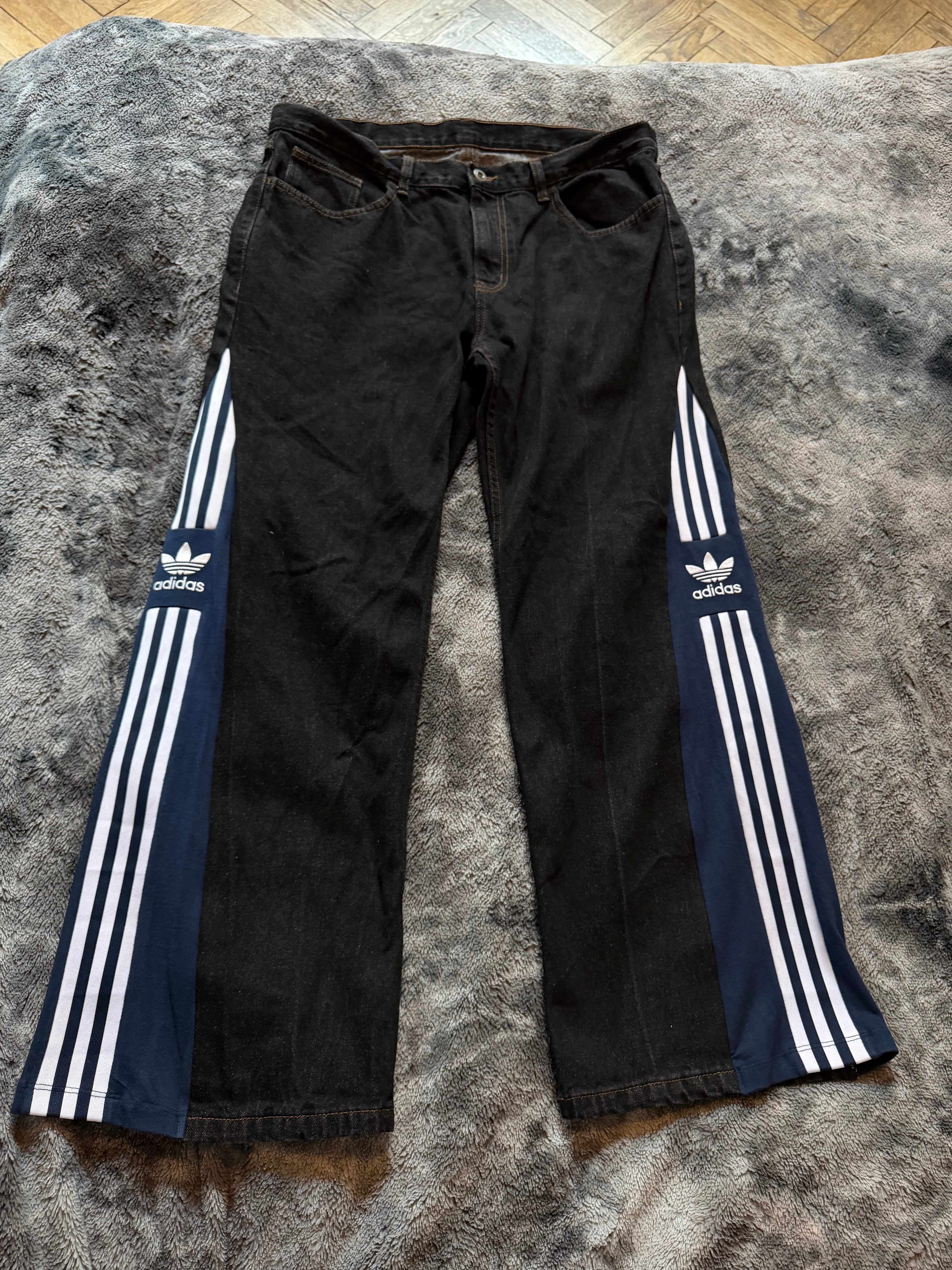 Custom Wide Leg  Jeans – One of a Kind – Size XL/L
