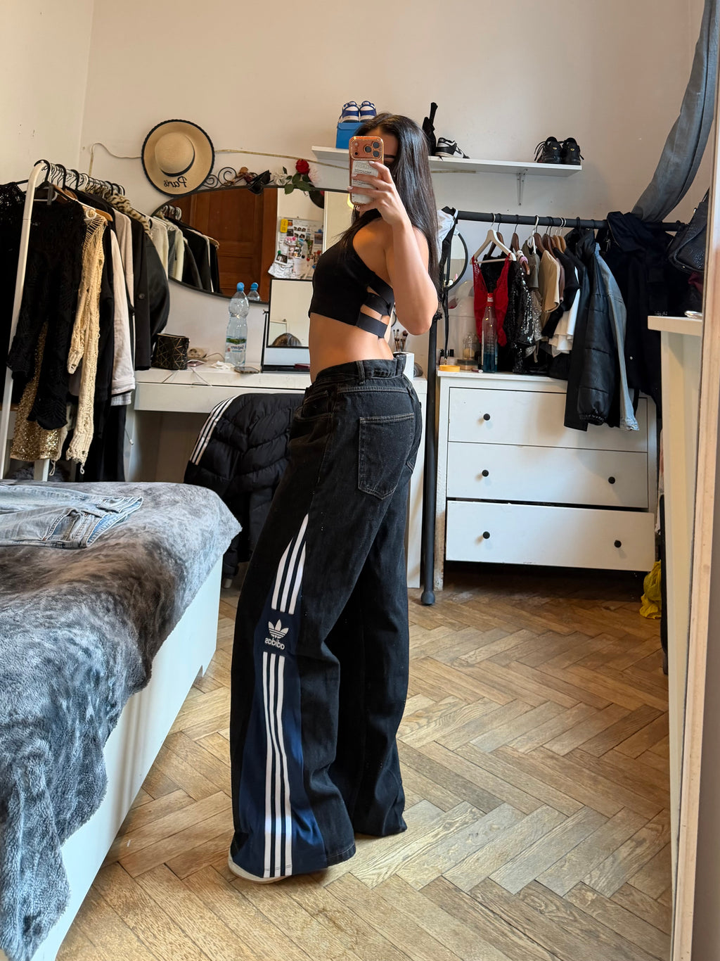 Custom Wide Leg  Jeans – One of a Kind – Size XL/L