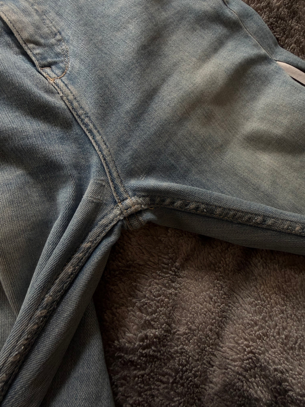 💙 Custom Three-Stripe Booty Shaping Jeans for Petite Girls – One of a Kind – Size XS/S