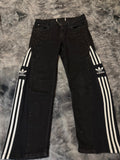 Black Diamond Three Stripes Baggy Pants – Size S/M 💎🖤