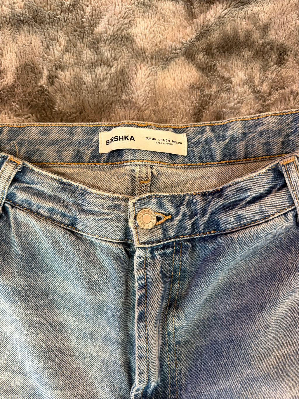 Balloon Ultra Baggy Denim Jeans – Three Stripes | Size M/S